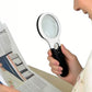 Double Lens Magnifying Glass with Light Handheld Loupe for Reading