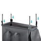 65L Laundry Basket with Wheels Lid Handle Foldable Dirty Clothes Basket for Home Dorm