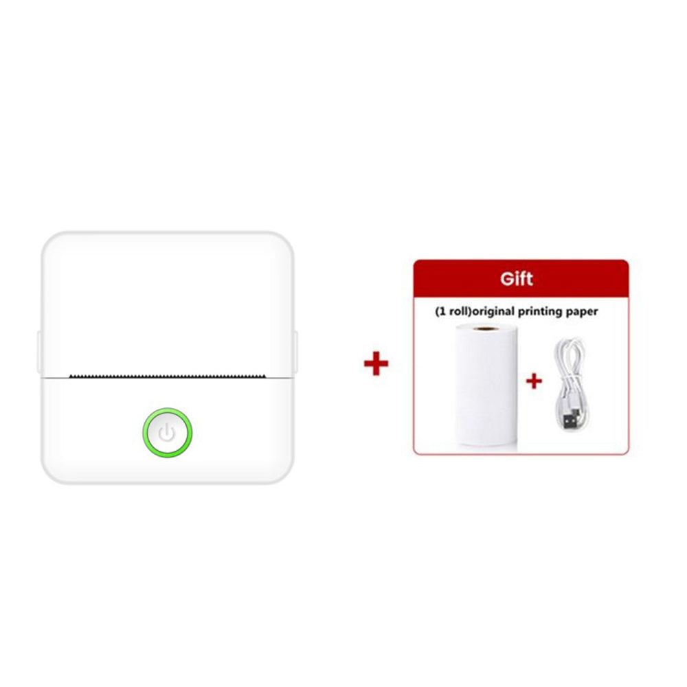Mini Pocket Thermal Printer Wireless Bluetooth Photo with Printer Paper