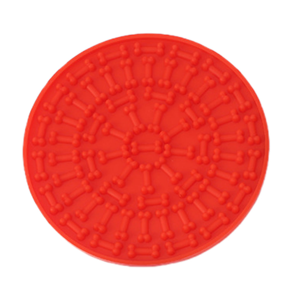 Dog Lick Pad Bath Washing Buddy Suction Grooming Pad Helper Slow Feeder Mat