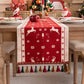 Christmas Jacquard Tassel Table Runner