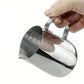 350ml Stainless Steel Milk Frothing Jug Kit with Powder Shaker