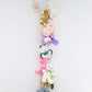 Hanging Storage Chain Boho Stuffed Animal Hammock Corner with 20 Metal Clips
