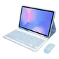Keyboard Case and Mouse for Samsung Tab S11 S10 S9 S8 S7 11 Inch Models-Blue