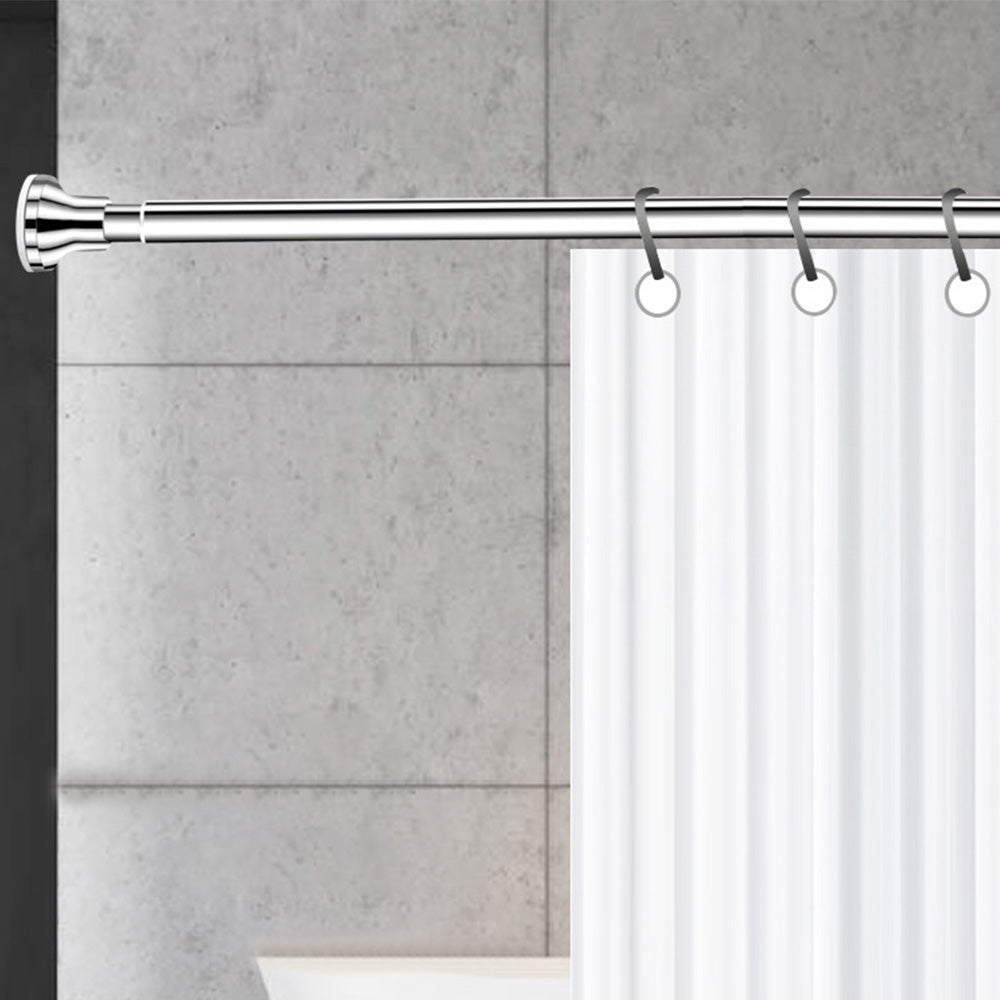 Adjustable Tension Curtain Rod Telescopic Shower Pole for Bathroom