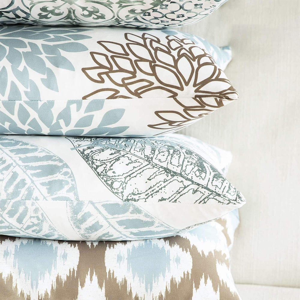 4Pcs Bohemian Home Decoration Sofa Cushion Pillow Covers Prints Value Pack