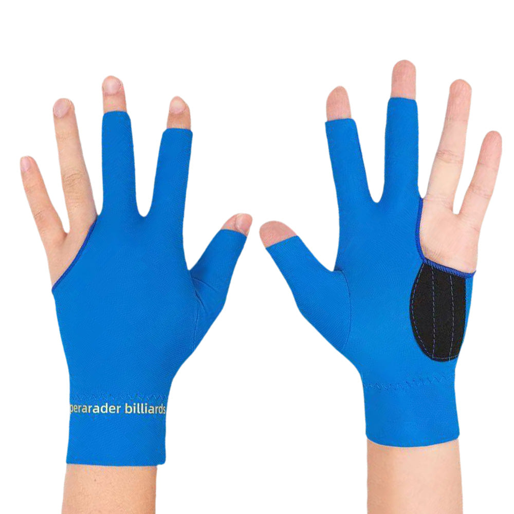 1 Pair Three Finger Billiards Gloves For Left Hand Pool And Snooker