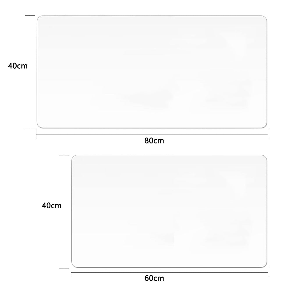 Clear Waterproof Non Slip PVC Office Desk and Table Mat