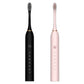 Couple's Electric Toothbrush Set with Travel Case -White and Pink