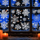 Christmas Window Clings Snowflakes Static Stickers Gold Silver for Holiday Decorations