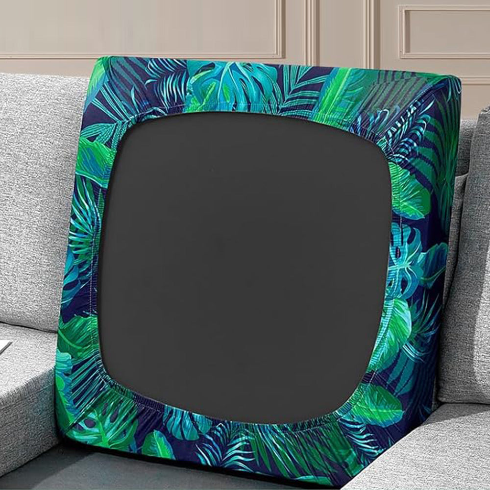 4Pcs Patio Cushion Covers Stretchable Outdoor Seat Cushion Covers for Furniture