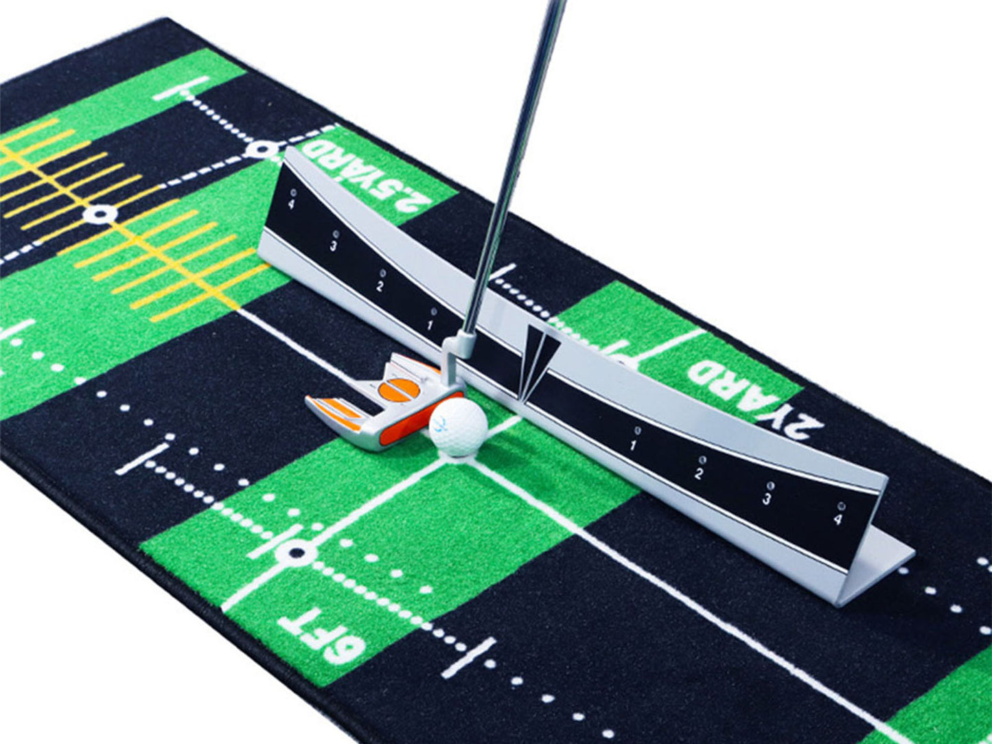 Adjustable Golf Putter Trainer Balance Exerciser Track Calibration Tool