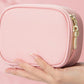 PU Leather Makeup Case Lighted Mirror LED Travel Cosmetic Organizer