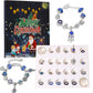 Christmas Advent Calendar DIY Bracelet Charm 24 Days Countdown Calendar Box