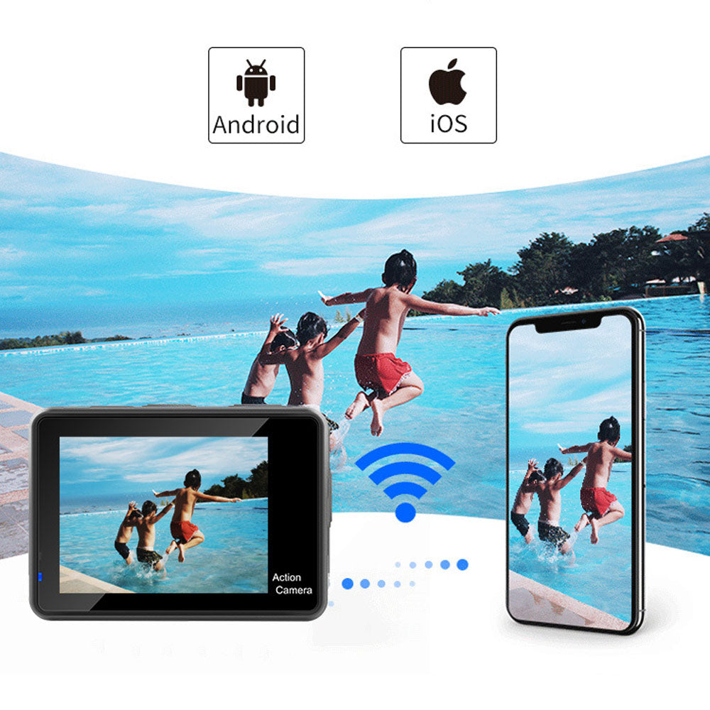 4K Dual Screen WIFI Waterproof Sports Action Camera