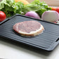 Rapid Thaw Tray with Drip Tray Fast Defrosting Plate for Frozen Meat Chicken Fish