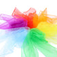 6Pcs Dance and Juggling Scarves Music Scarfs Rhythm Scarves Colorful Actives Scarves