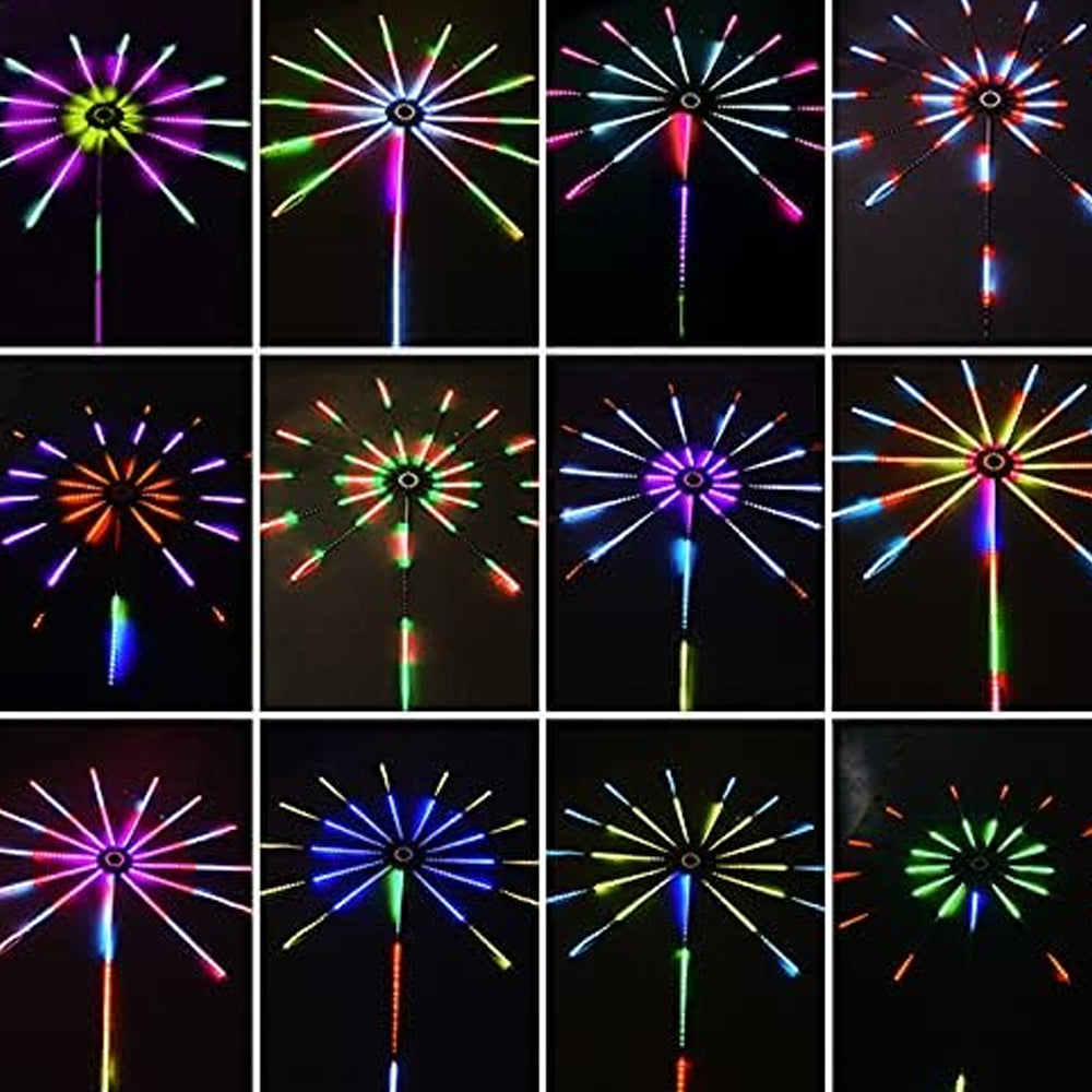App Control Firework LED Strip Lights with Voice Control