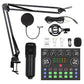 Recording Condenser Microphone Kit with Sound Card for Streaming YouTube TikTok