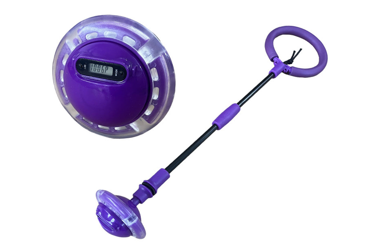Ankle Skip Ball with Counter Flashing Light-Up Wheel for Kids Age 7 above and Aldults