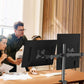 Arm Desk Mount Dual TV Screen Monitor Holder Bracket