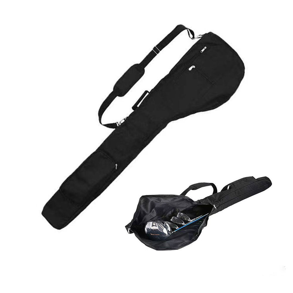 2Pcs 126x32CM Portable Golf Carry Bag Nylon Foldable Golf Club Carry Bag