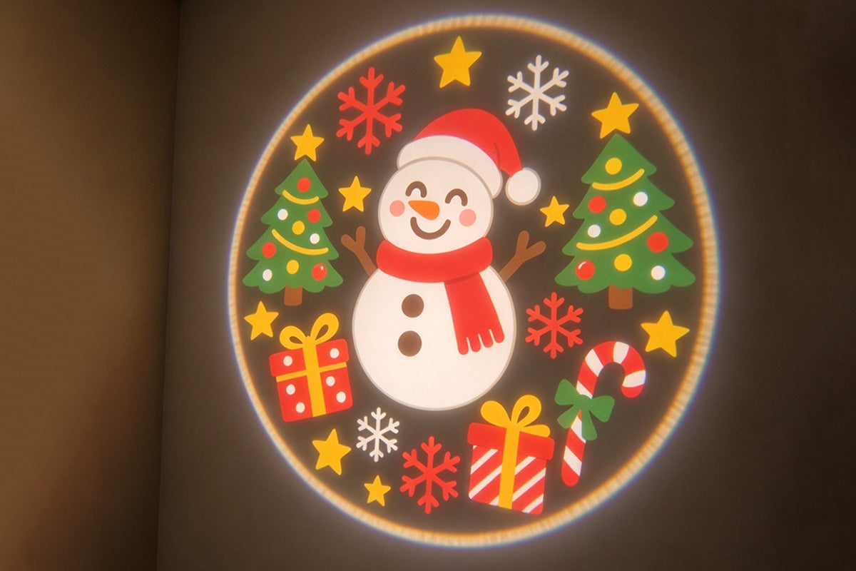 USB Christmas Projector Light with 6 Projection Films for Aldults