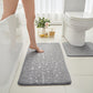 3Pcs Bathroom Mat Set Pebble Pattern Foam Bath Rug Washable Bath Mats for Bathroom Floor