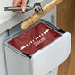 9L Kitchen Wall-Mounted Trash Can with Sliding Lid Seamless Sticker