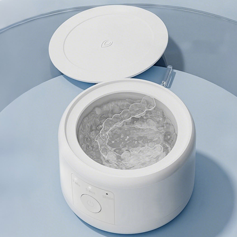 Retainer Cleaner Machine for Night Guards, Aligners, and Jewelry with 180ML Capacity