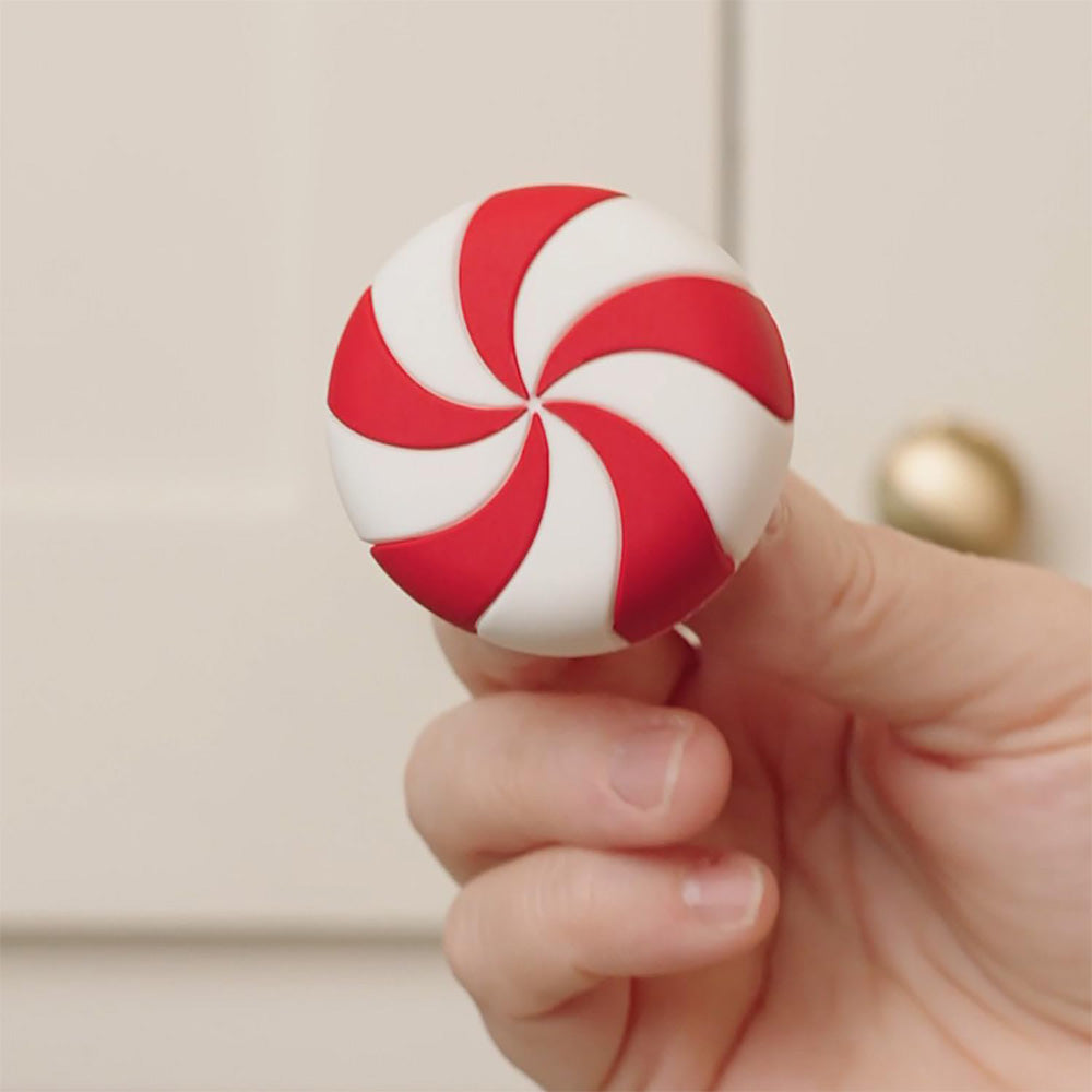10 Pack Silicone Christmas Candy Cabinet Knob Decoration Covers