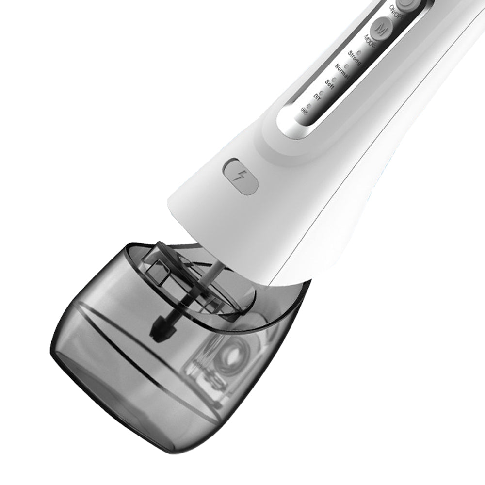 Cordless Electric Oral Teeth Cleaning Water Flosser with 6 Jet Tips