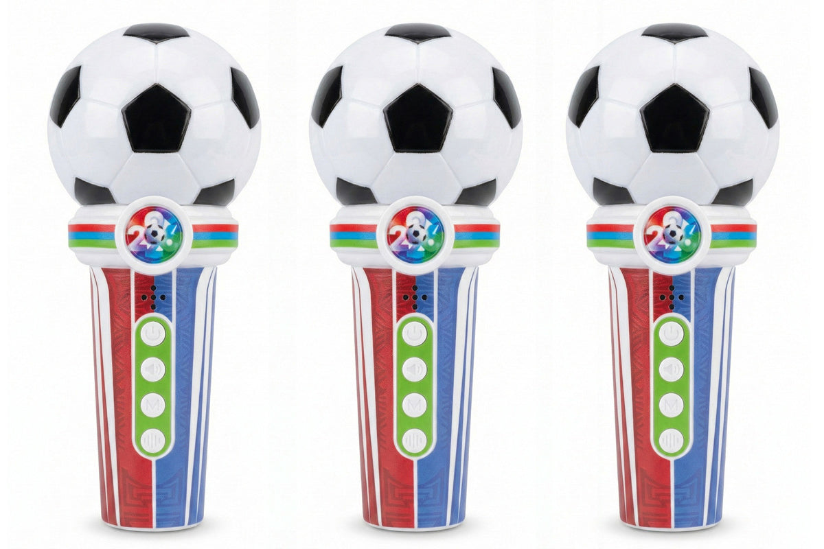 Soccer Theme Handheld Microphone Football Cheering Microphone Kids Microphone Toy Voice Amplifying Mic