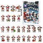 2025 Christmas Cow Advent Calendar Blind Box 24 Days Ornaments Set for Tree
