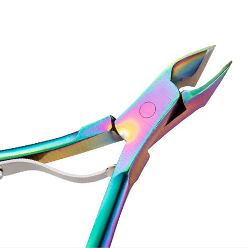 7Pcs Nail Cuticle Nipper Cuticle Pusher Tweezers Nail Cuticle Oil Dead Skin Remover Manicure Tool Kit