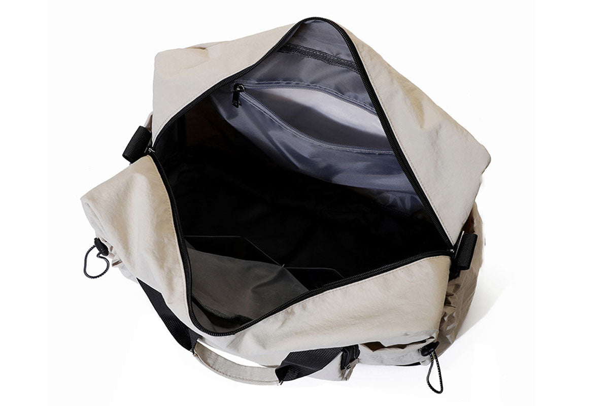 Expandable Travel Duffel Bag Gym Bag with Wet Dry Compartment
