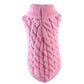 Puppy Dog Jumper Winter Warm Knitted Sweater Pet Clothes for Small Dogs Coat-Pink