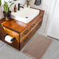 Waffle Bath Mat Cushioned Non Slip Bathroom Rug for Floor Standing Mat