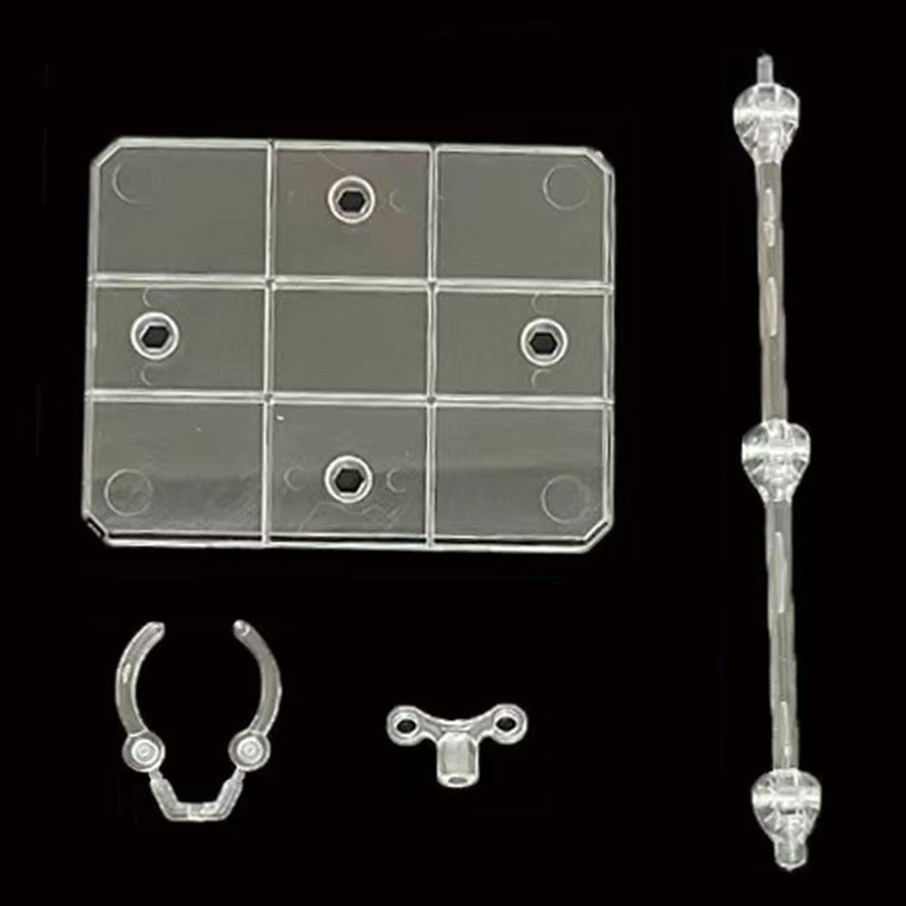 2Pcs Action Figure Display Holder Base Doll Model Support Stand