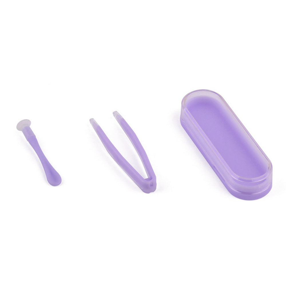6 Pack Contact Lens Tool Kit Tweezers Inserter Remover Travel Case Set