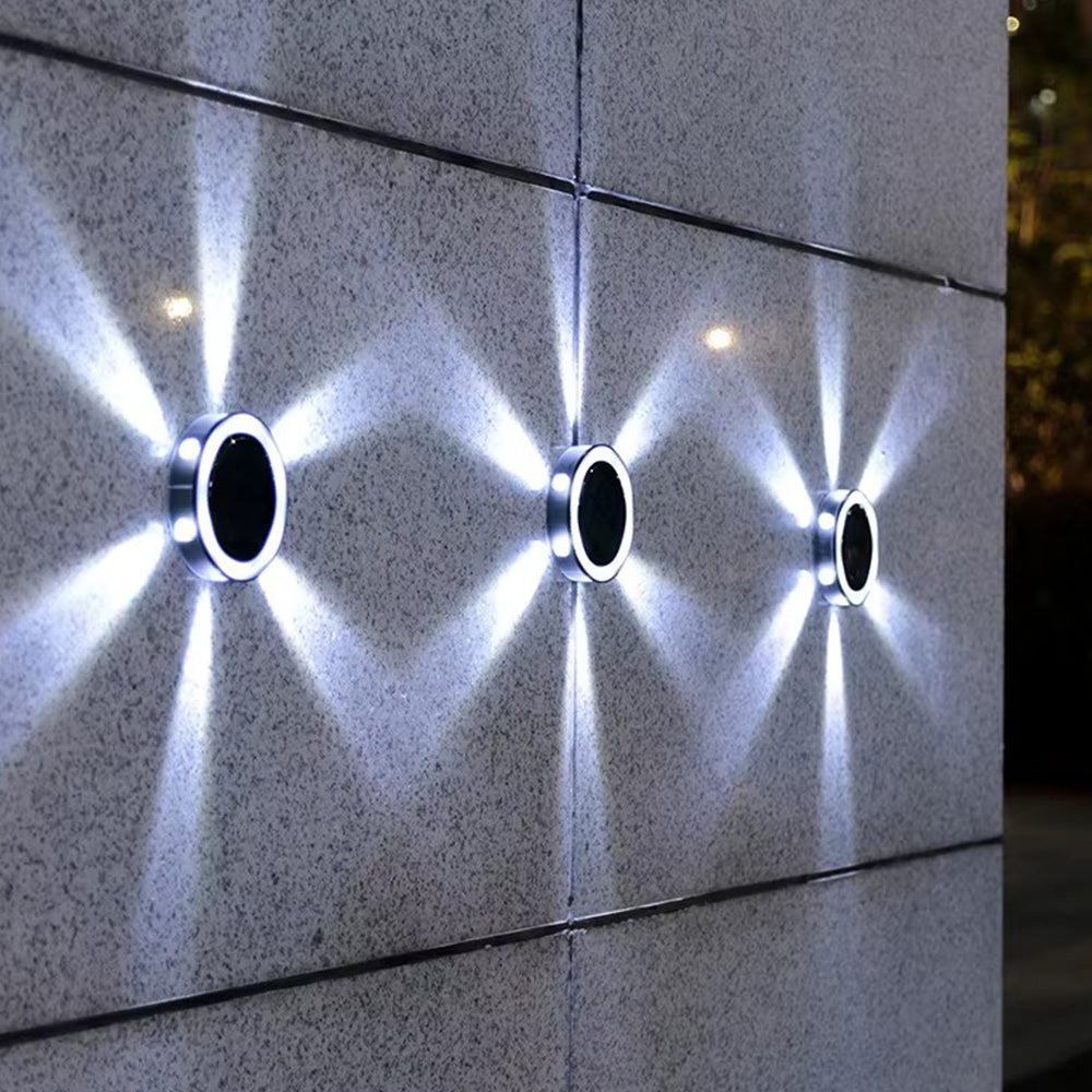 4Pcs Solar Ground Lights Bright In-Ground Outdoor Landscape Lighting Pathway Lawn Patio Yard Deck