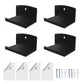 4Pcs Vinyl Wall Mount Record Wall Display Album Wall Mount for 1LP and 2LP