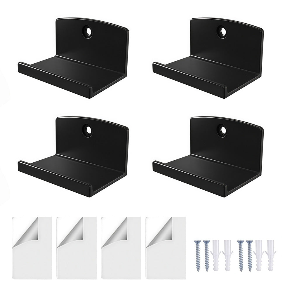 4Pcs Vinyl Wall Mount Record Wall Display Album Wall Mount for 1LP and 2LP