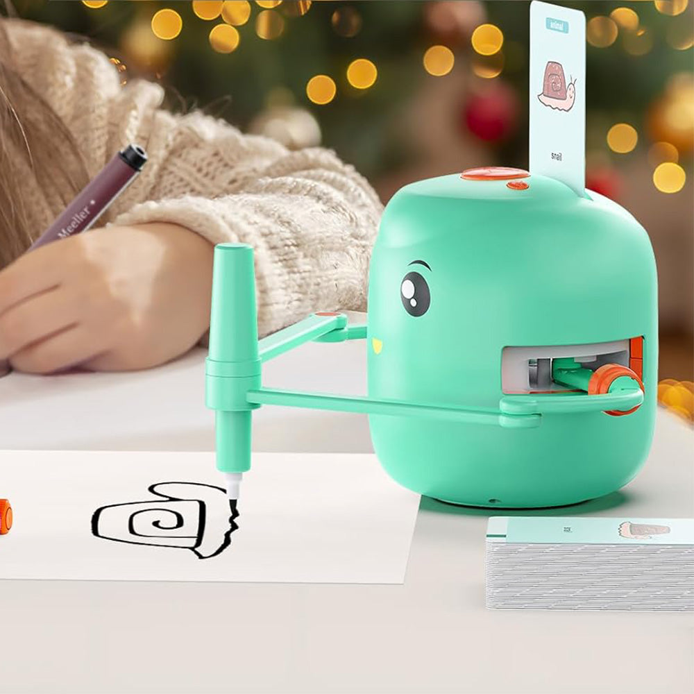 Educational Drawing Robot with 252 Cards Voice Interaction Robot for Boys Girls