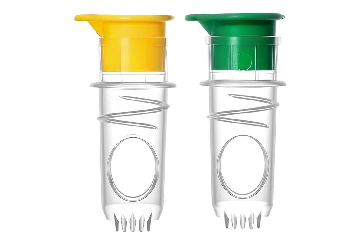 2Pcs Lemon Squeezer Screw Top Portable Citrus Juicer for Lemon Lime Orange