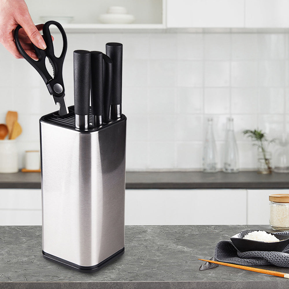Universal Knife Block Holder Knives Organizer Storage Rack