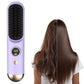 Cordless LCD Hair Straightening Brush 2-in-1 Portable Styling Tool for Travel