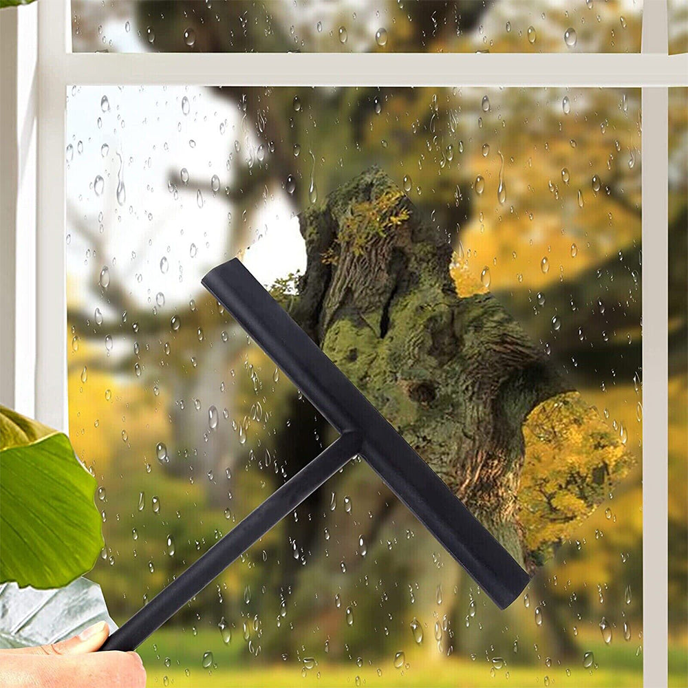 2Pcs Silicone Bathroom Window Cleaning Squeegee Blade