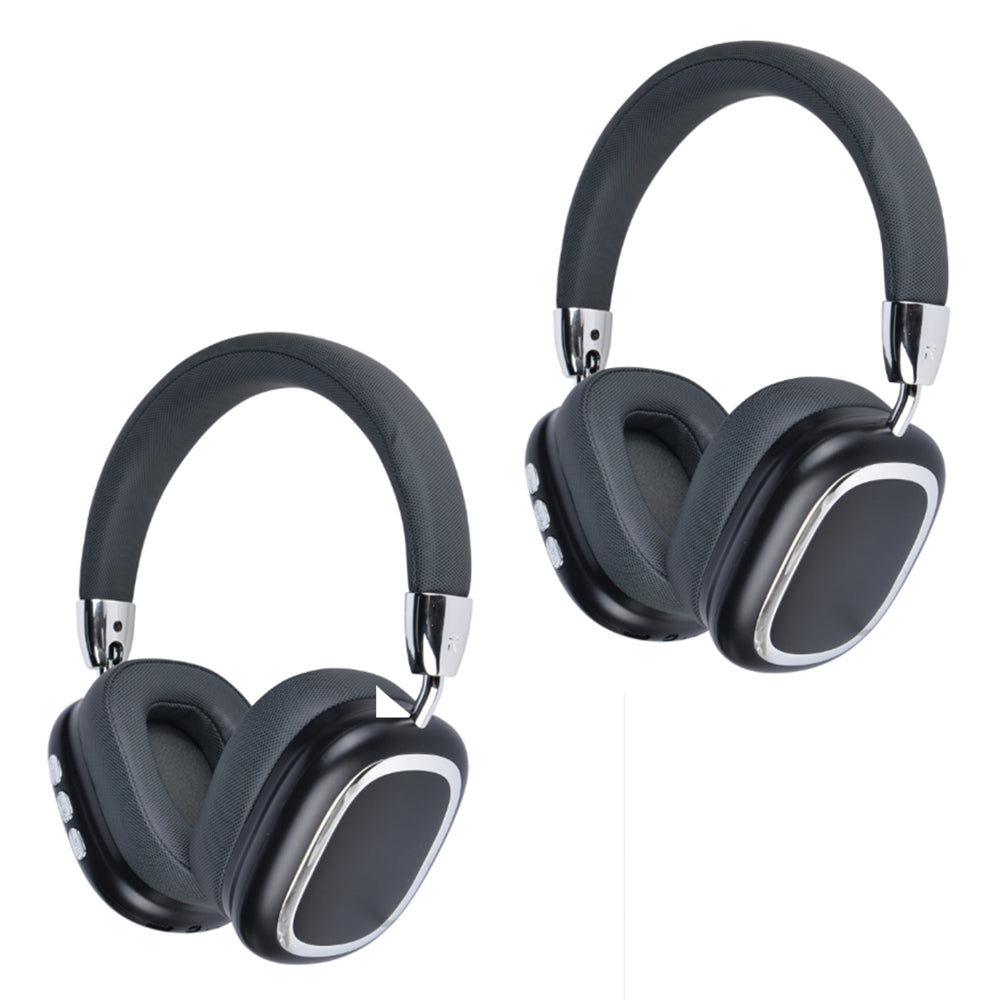 2Pcs Wireless Bluetooth 5.3 Stereo Over Ear Headset
