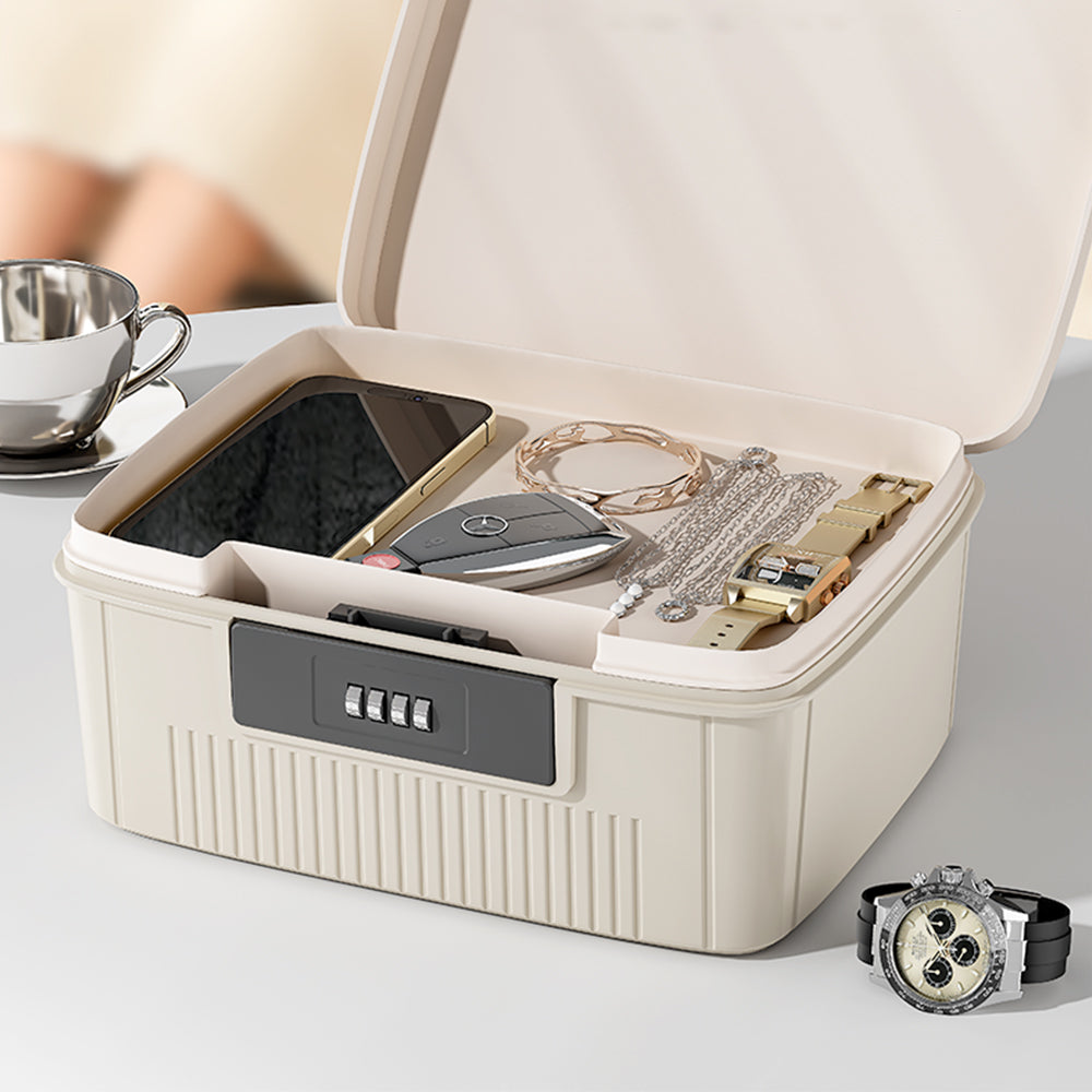 4-Digit Combination Lock Key Security Storage Case